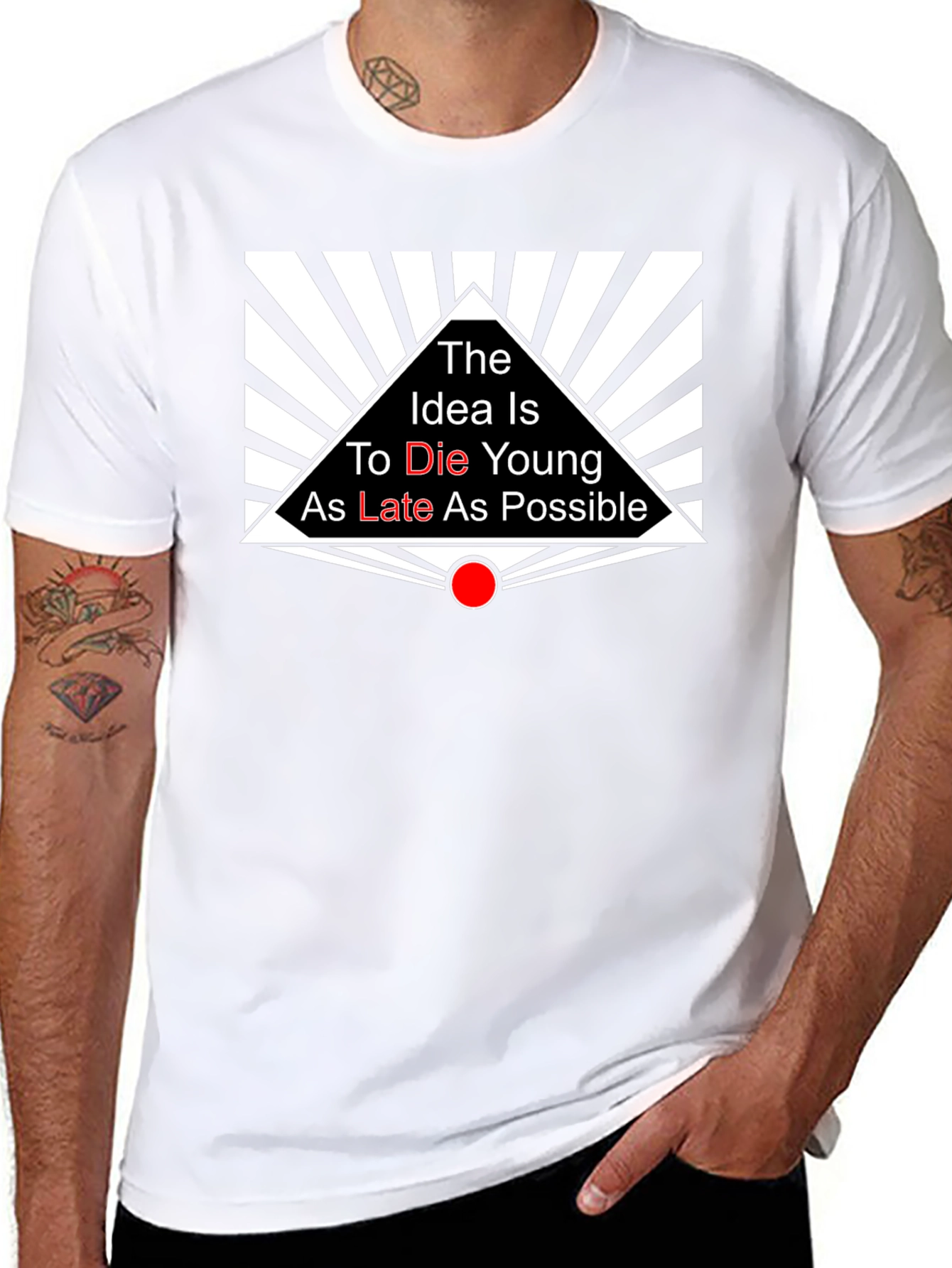 The Idea is to Die Young T-Shirt