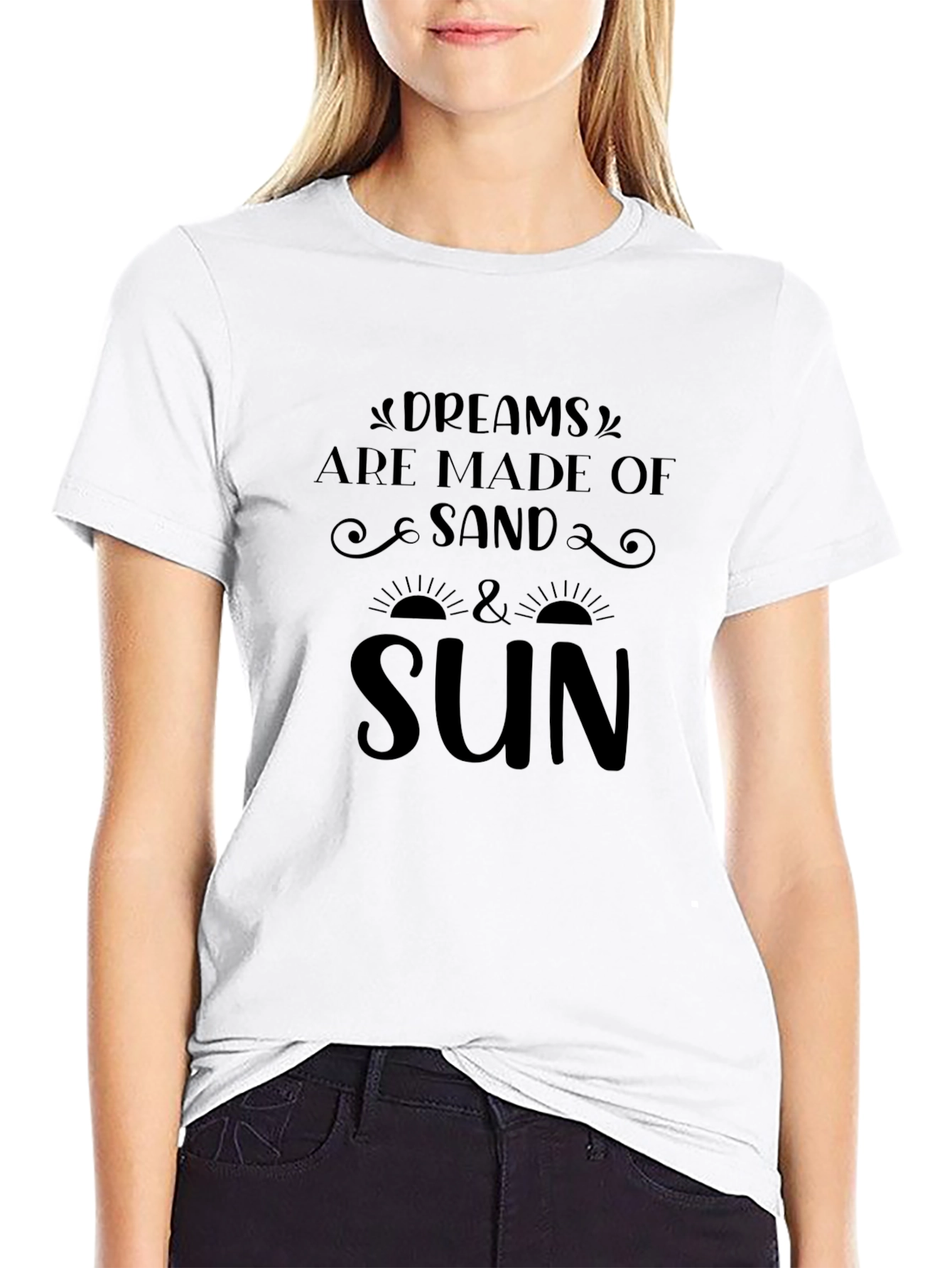 Dreams Are Made of Sand & Sun Graphic T-Shirt