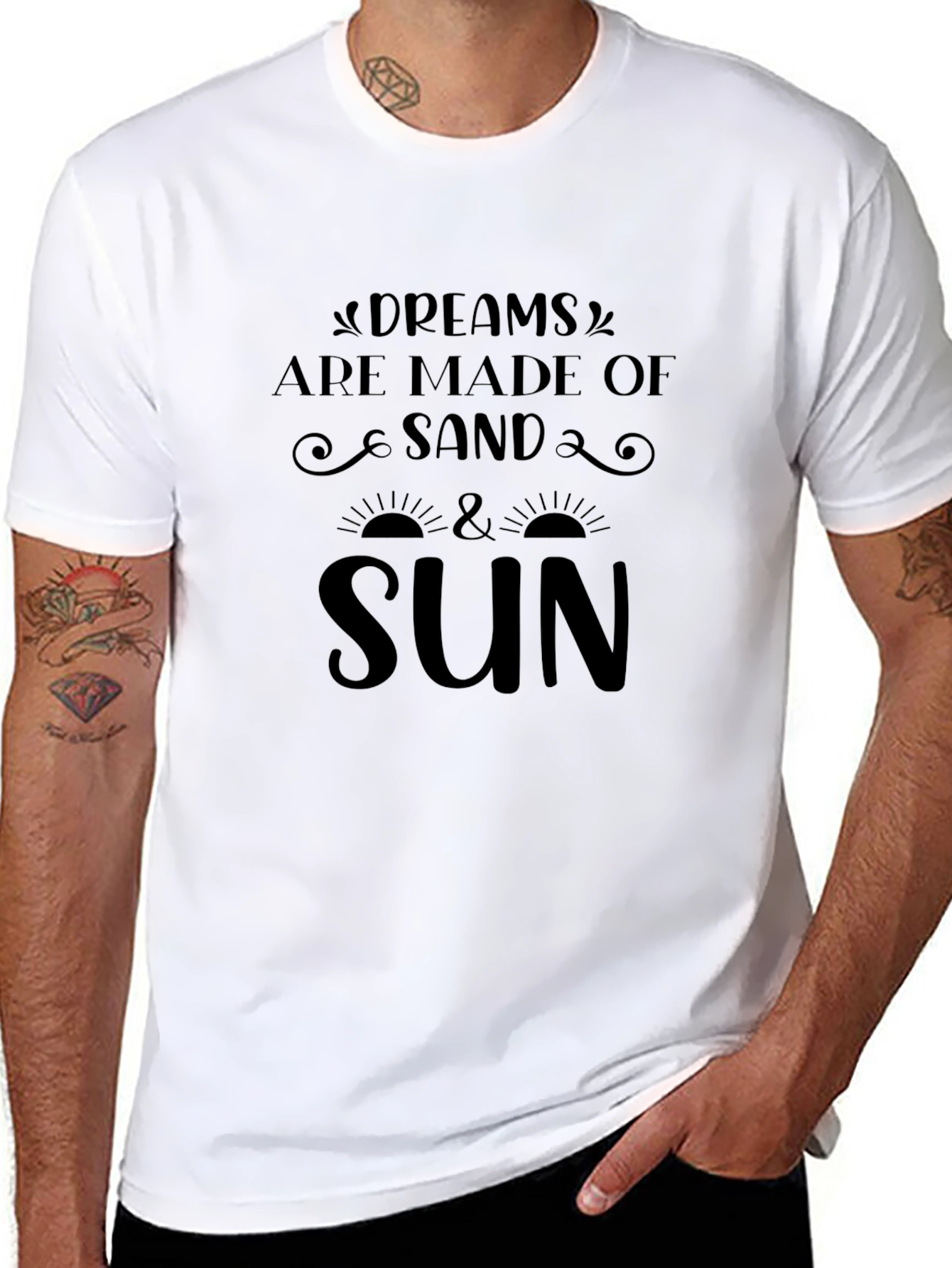 Dreams Are Made of Sand & Sun Graphic T-Shirt