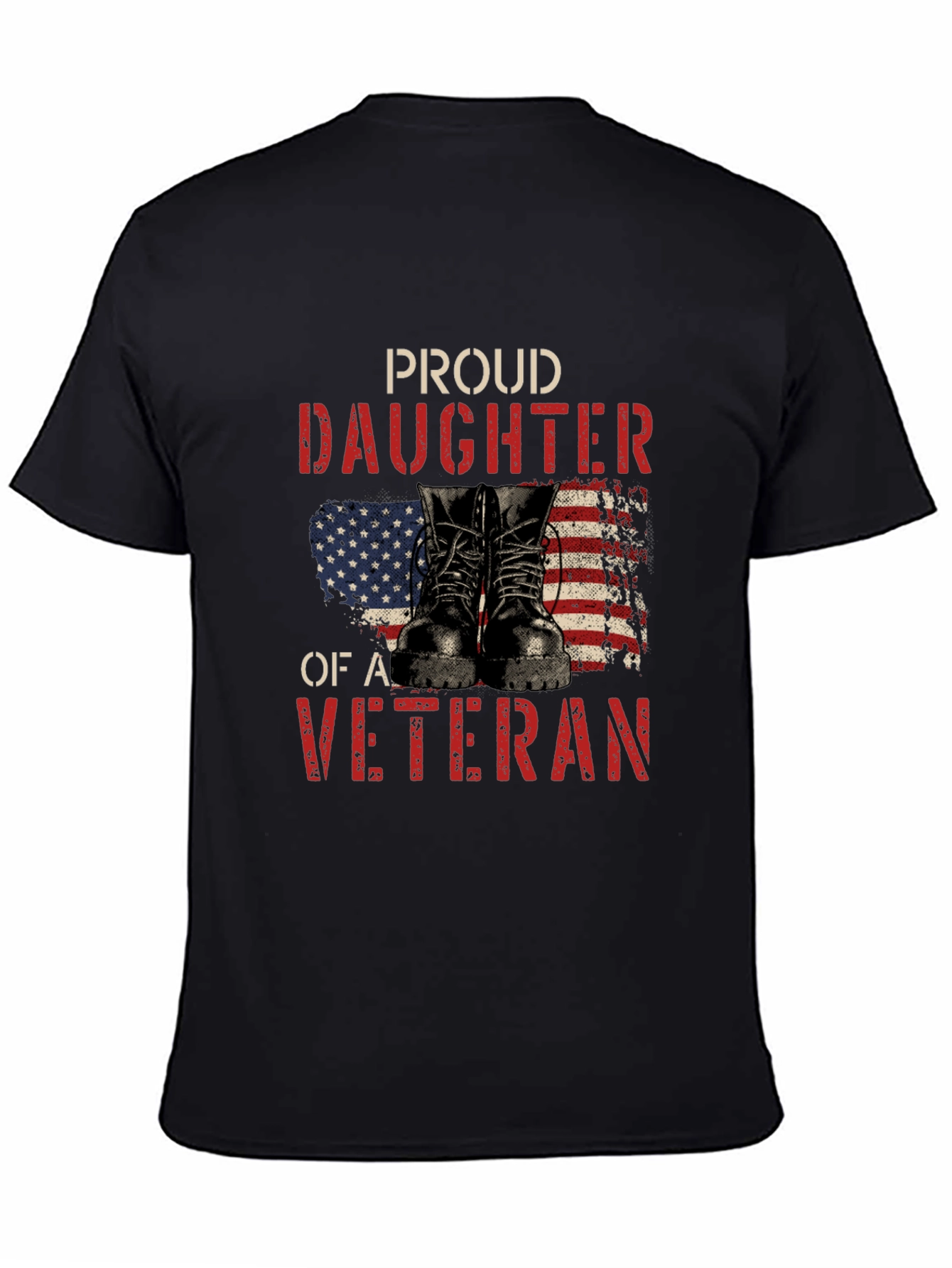 Proud Daughter of a Veteran Graphic Tee