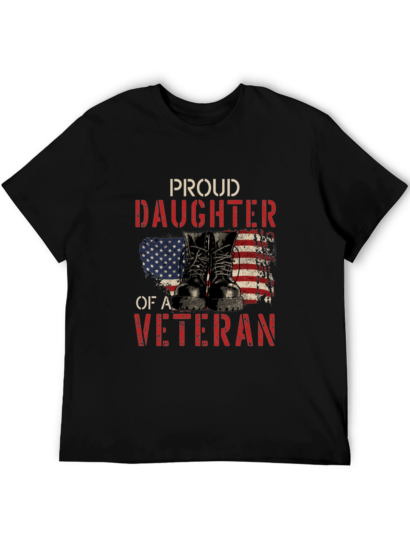 Proud Daughter of a Veteran Graphic Tee
