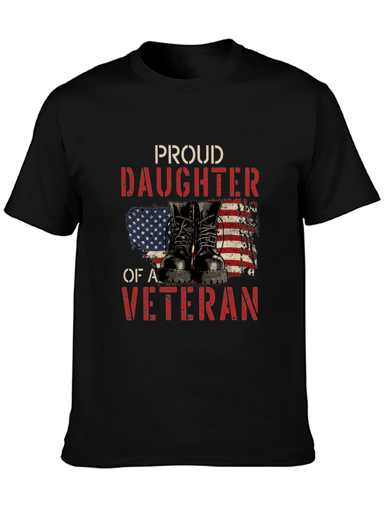 Proud Daughter of a Veteran Graphic Tee