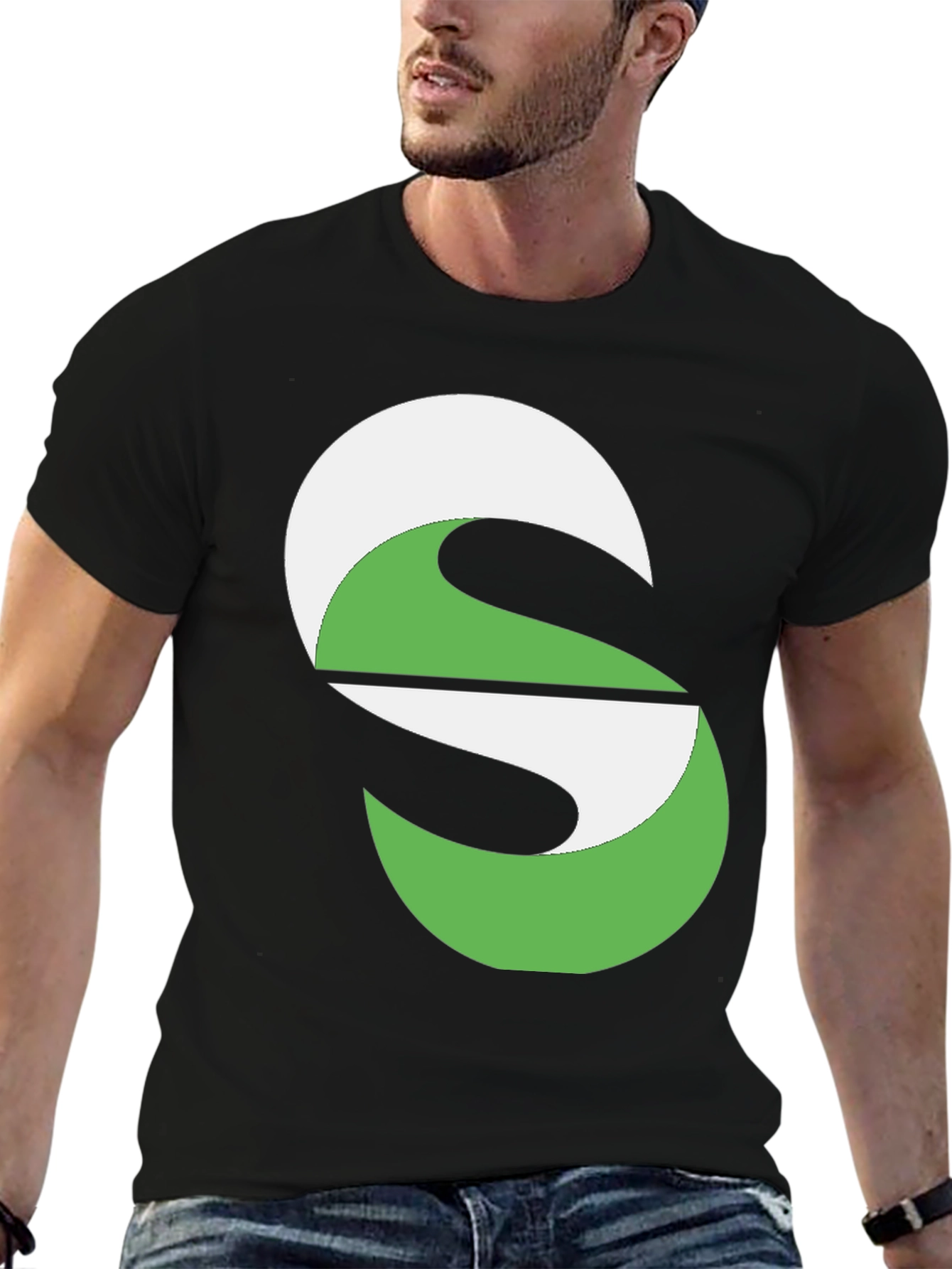 Modern Graphic Tee - Abstract S Design