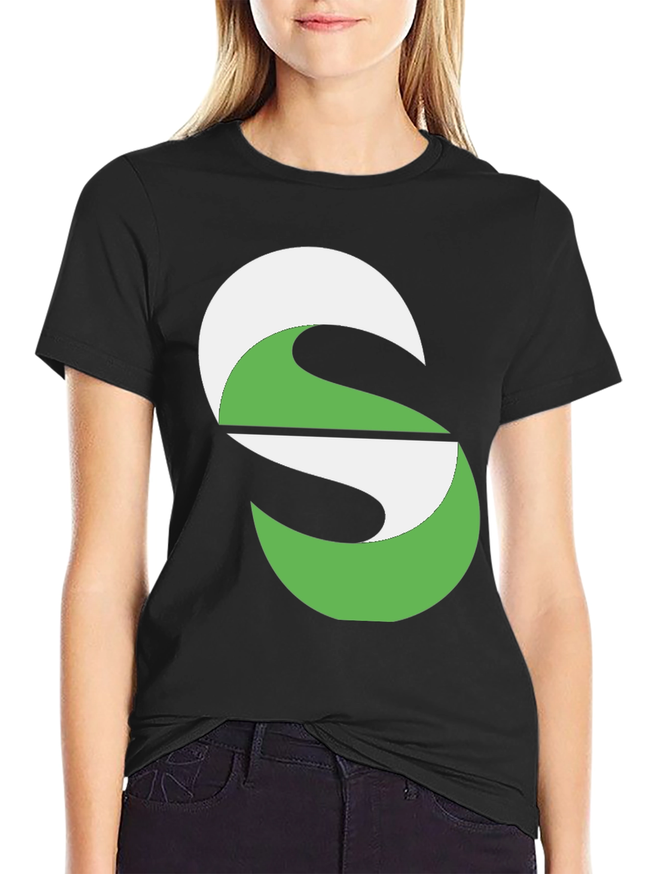 Modern Graphic Tee - Abstract S Design