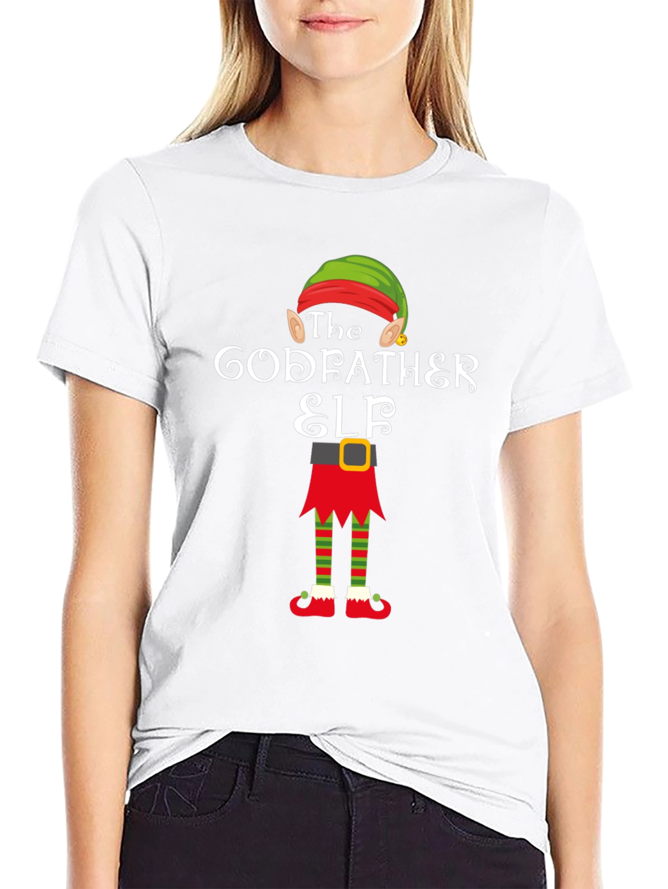 The Godfather Elf T-Shirt Christmas Holiday
