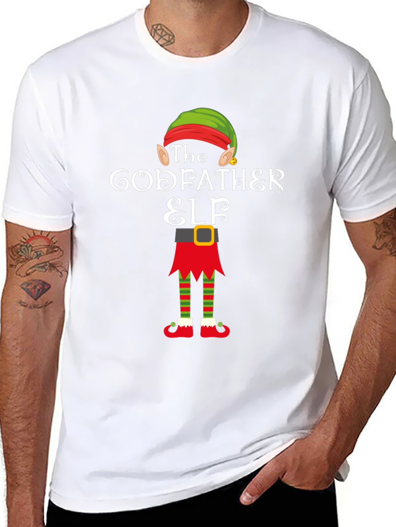 The Godfather Elf T-Shirt Christmas Holiday