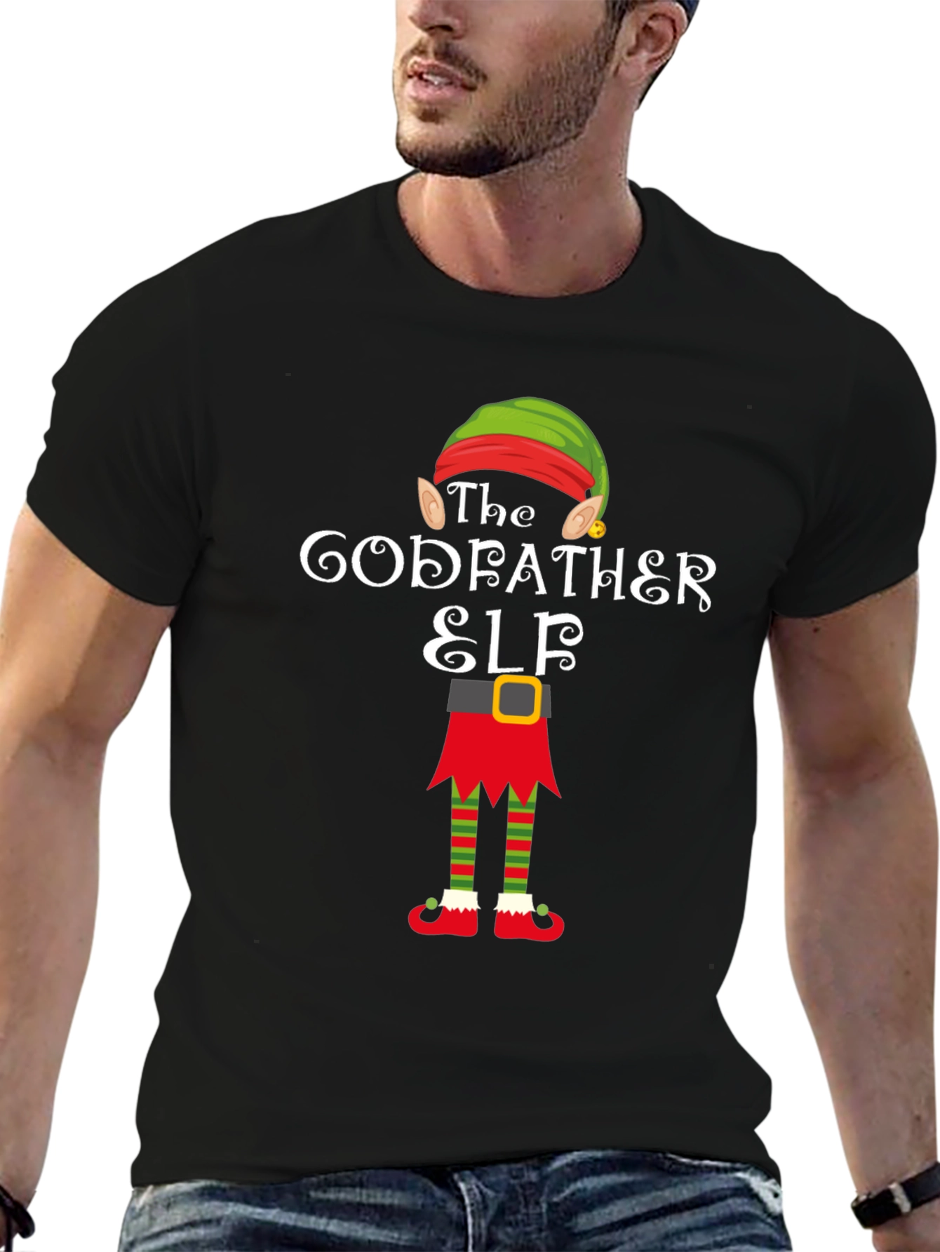 The Godfather Elf T-Shirt Christmas Holiday