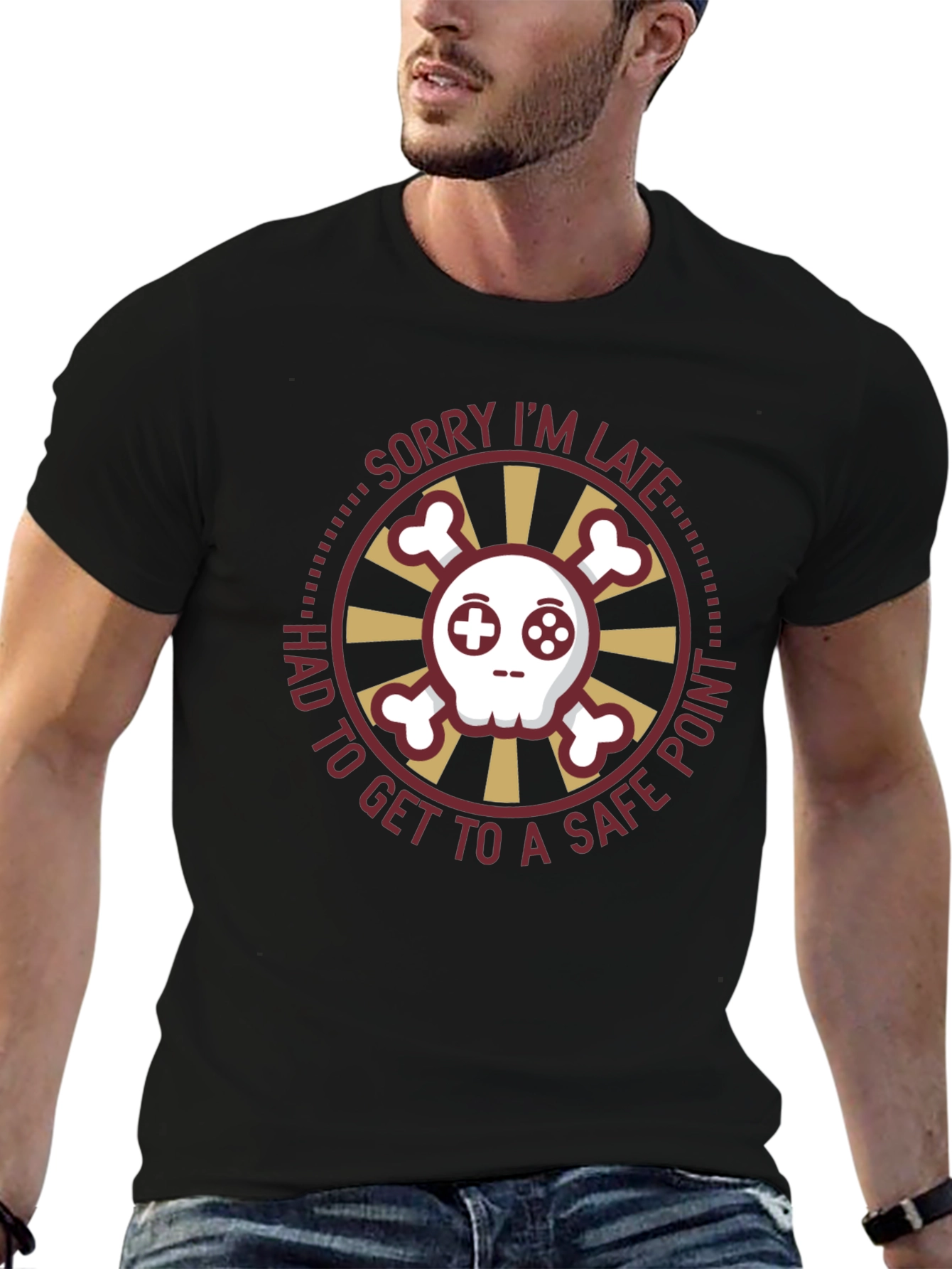 Gamers Sorry Im Late T-Shirt