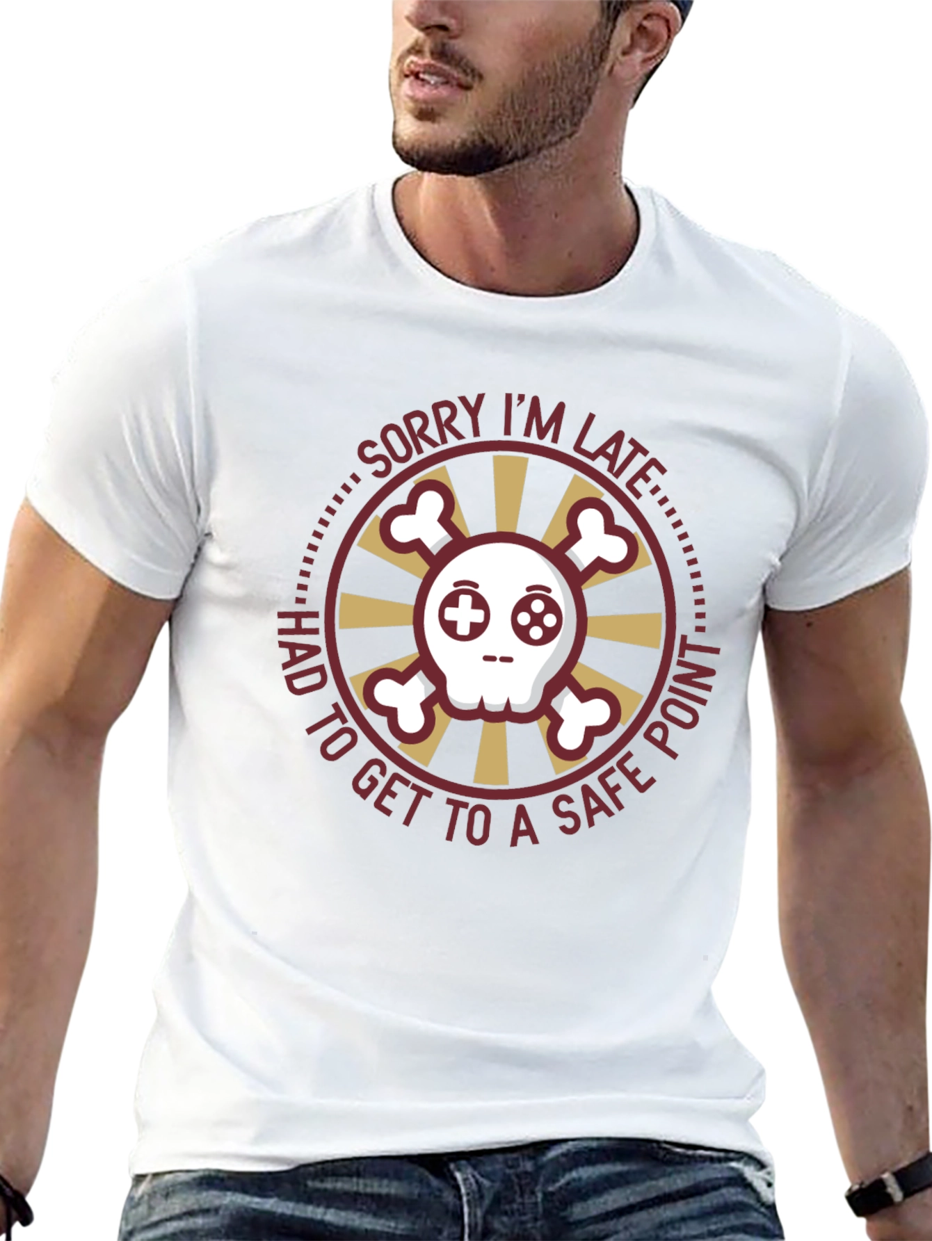 Gamers Sorry Im Late T-Shirt