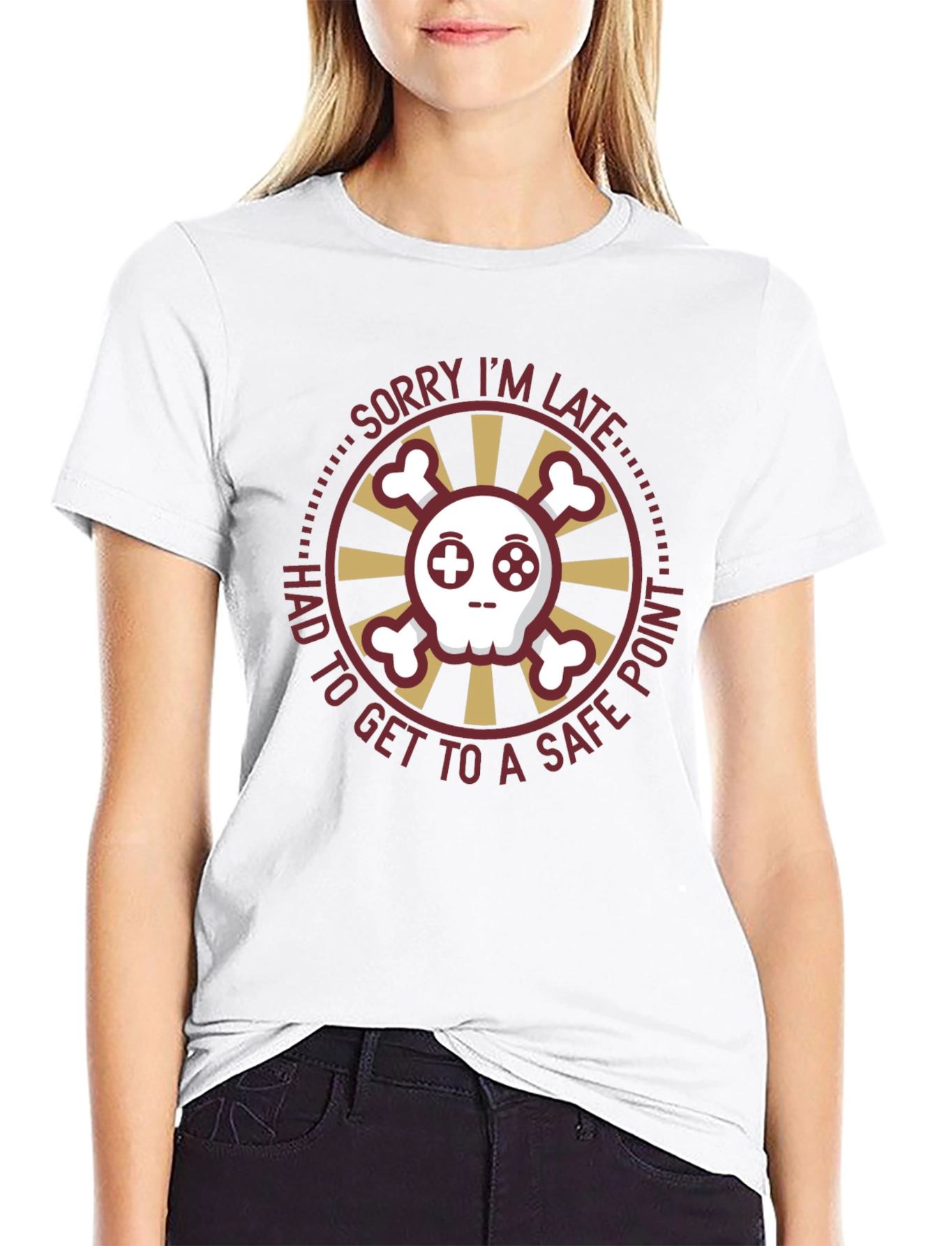 Gamers Sorry Im Late T-Shirt