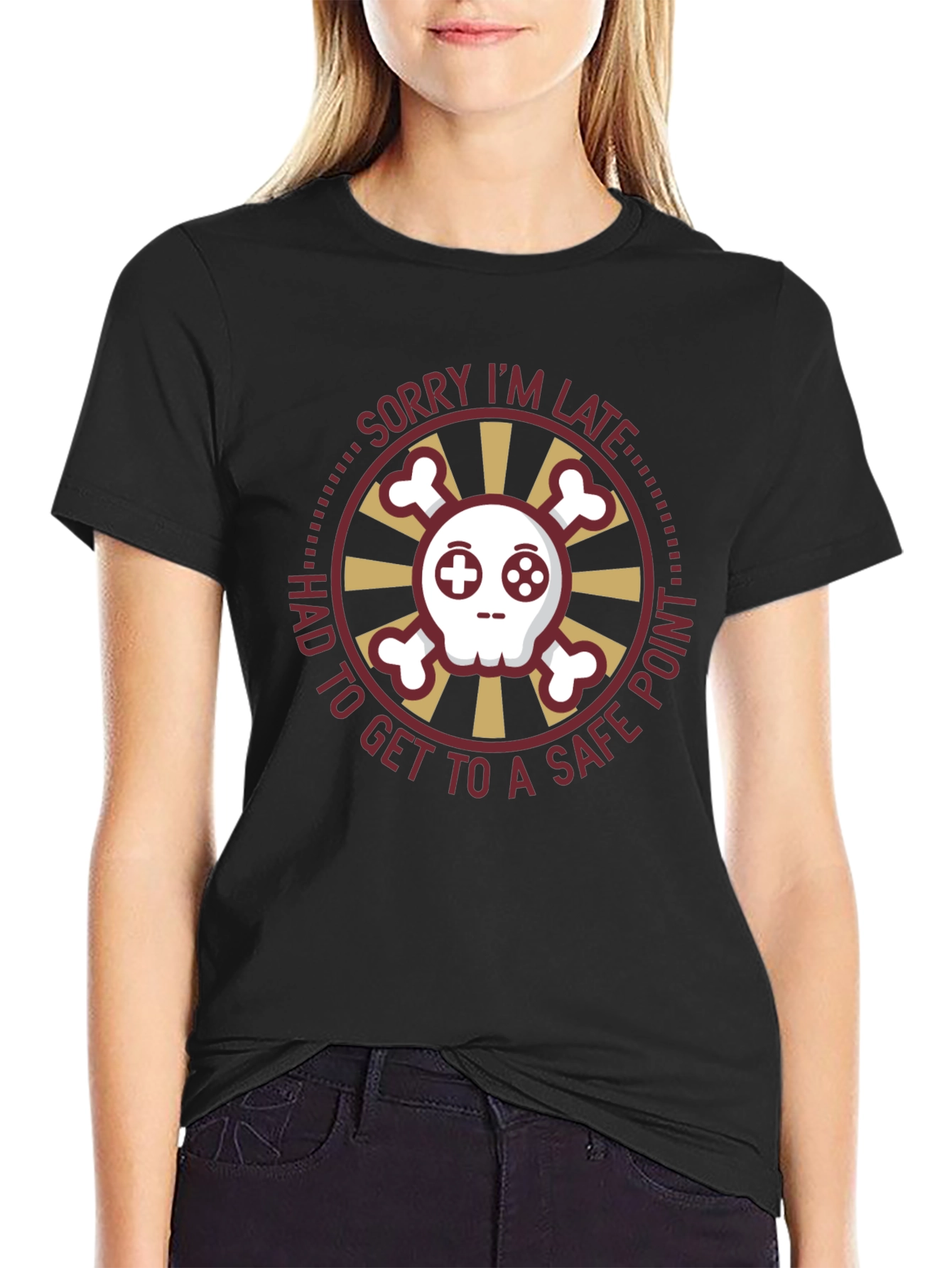 Gamers Sorry Im Late T-Shirt