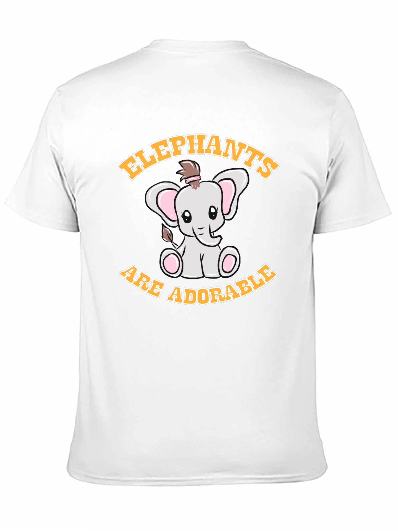 Cute Elephant Graphic T-Shirt
