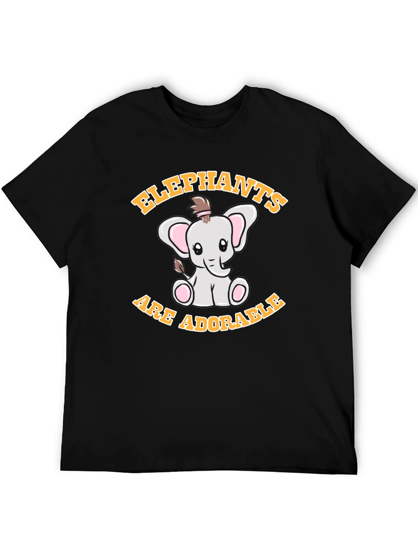 Cute Elephant Graphic T-Shirt