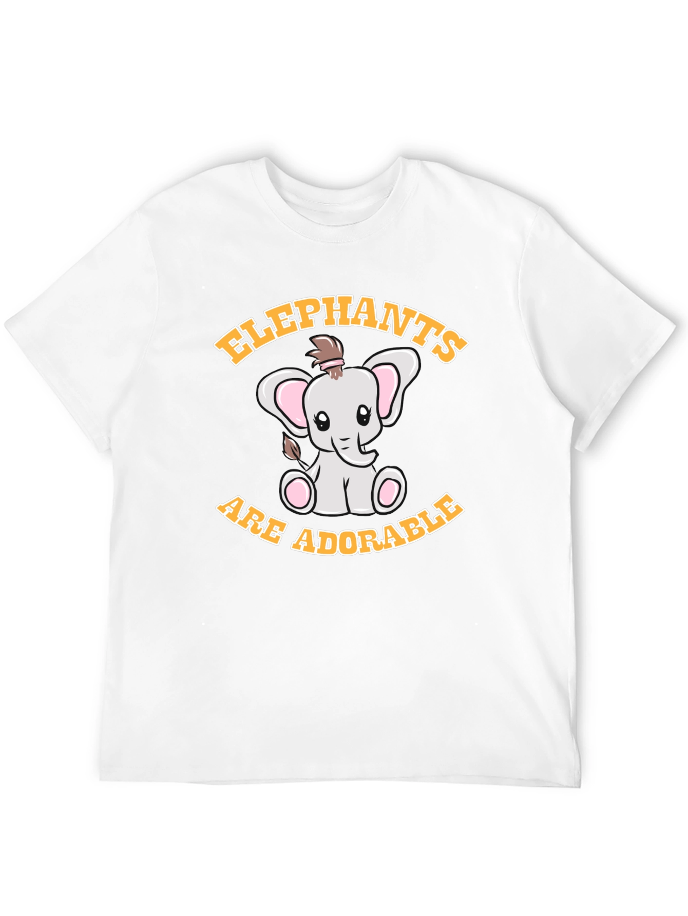Cute Elephant Graphic T-Shirt