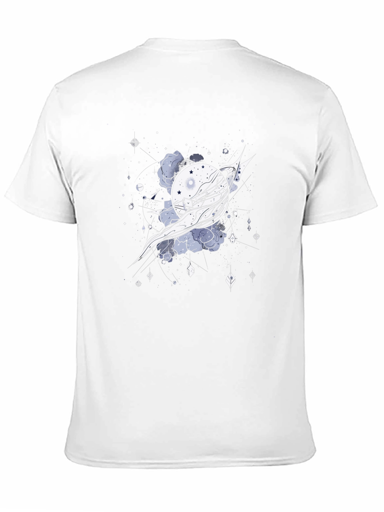 Celestial Dreamscape Black T-Shirt