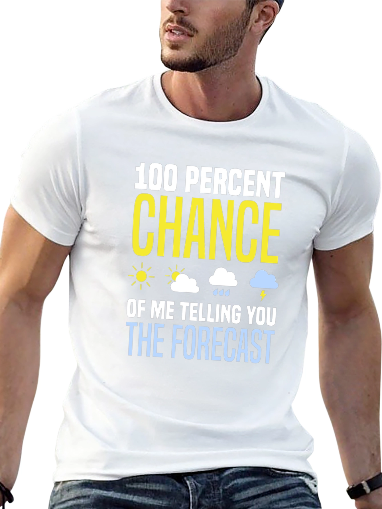 Humorous Weather Forecast T-Shirt