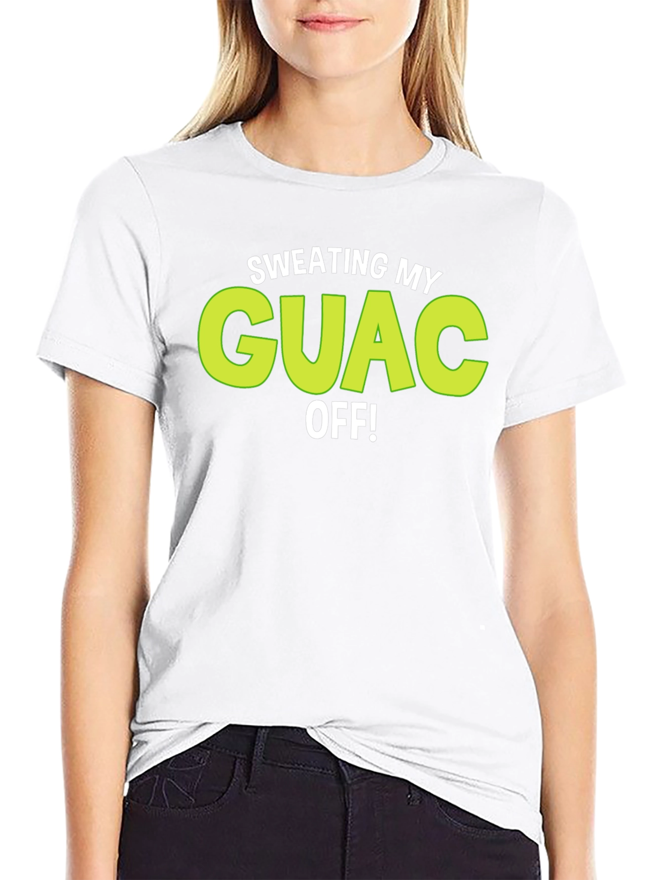 Sweating My Guac Off! Funny Graphic Tee
