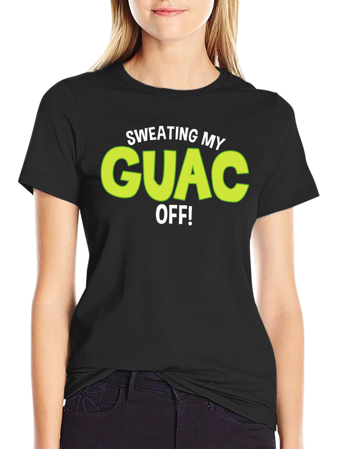 Sweating My Guac Off! Funny Graphic Tee