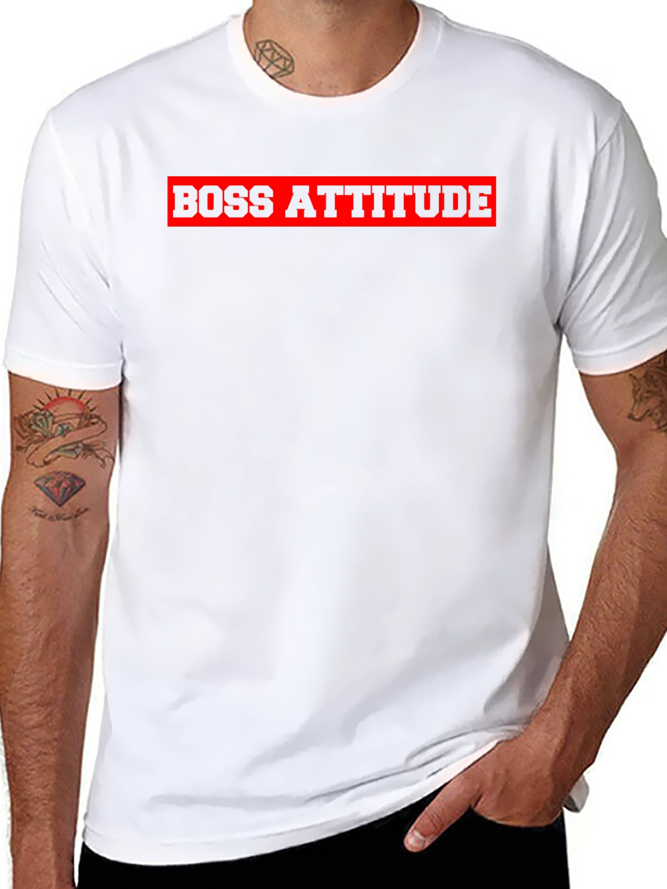 Boss Attitude Graphic T-Shirt