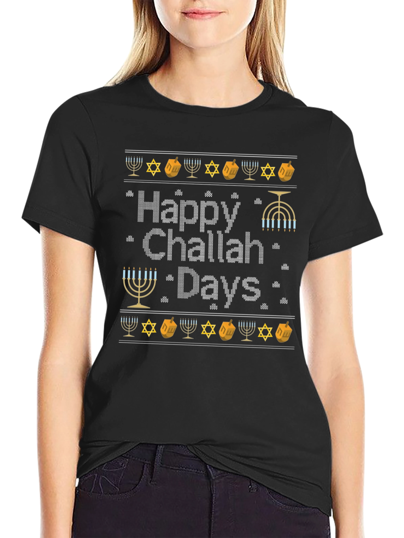 Happy Challah Days Hanukkah T-Shirt