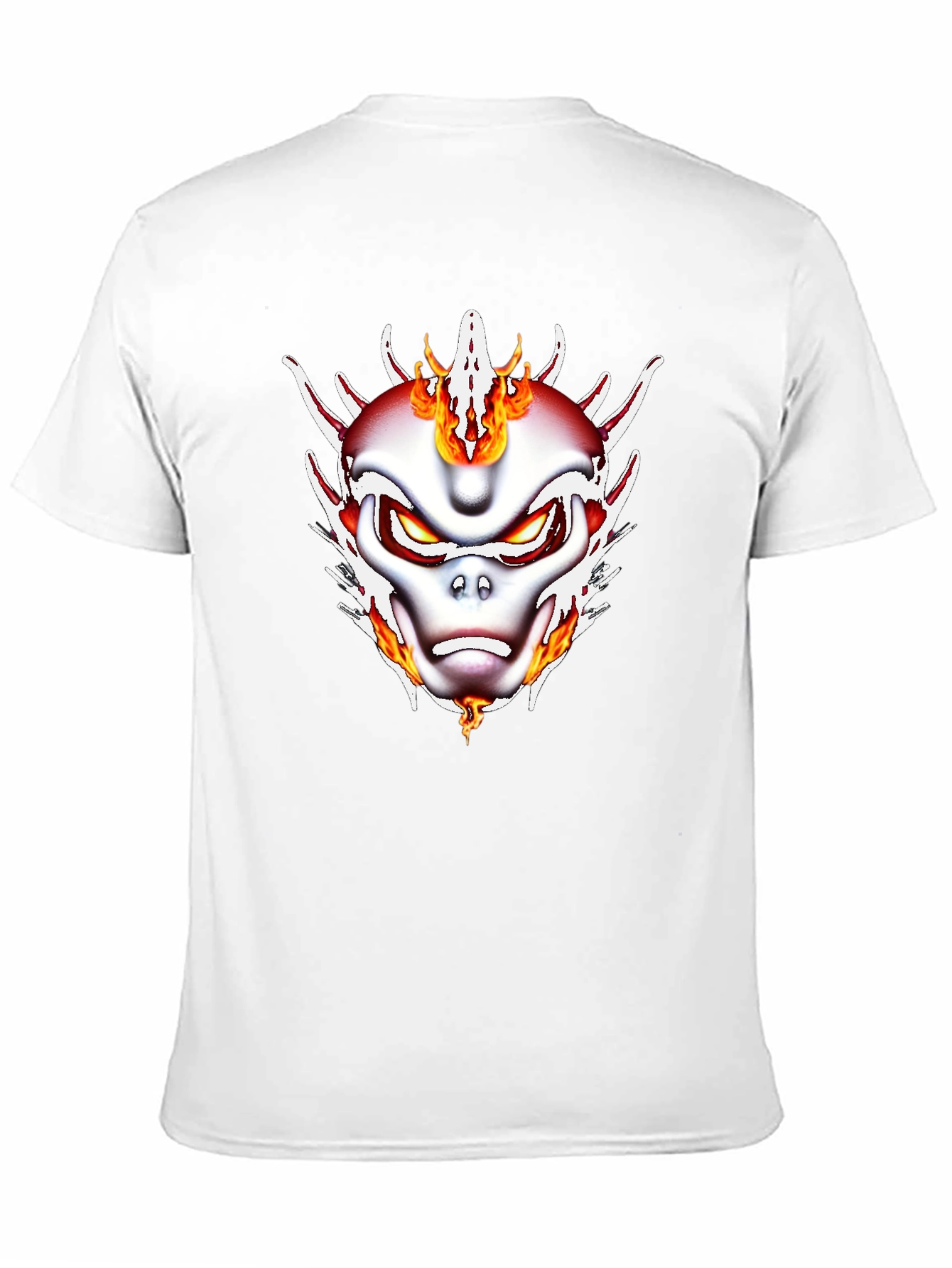Fiery Dragon Graphic T-Shirt - Black