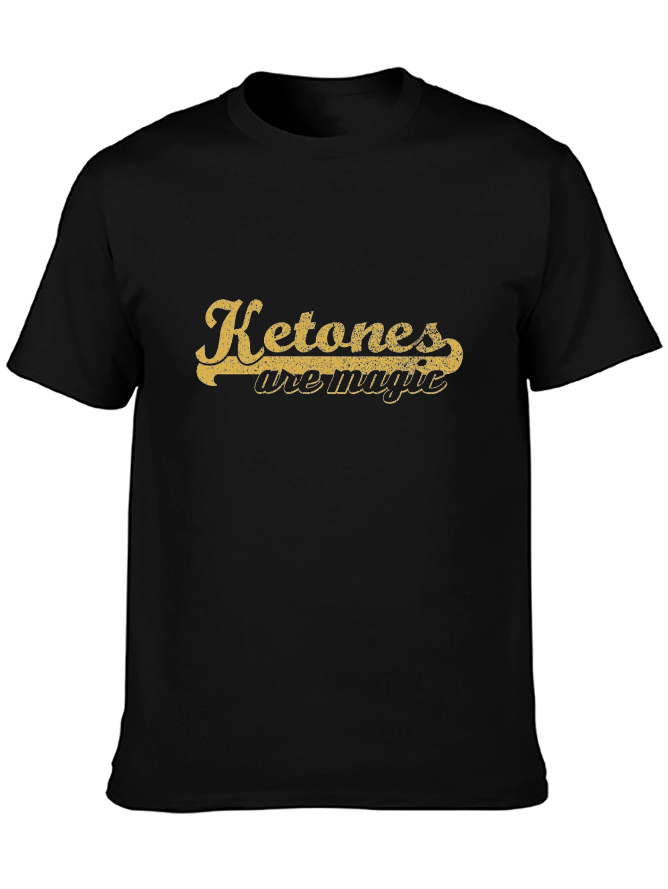 Ketones Are Magic Black Graphic T-Shirt