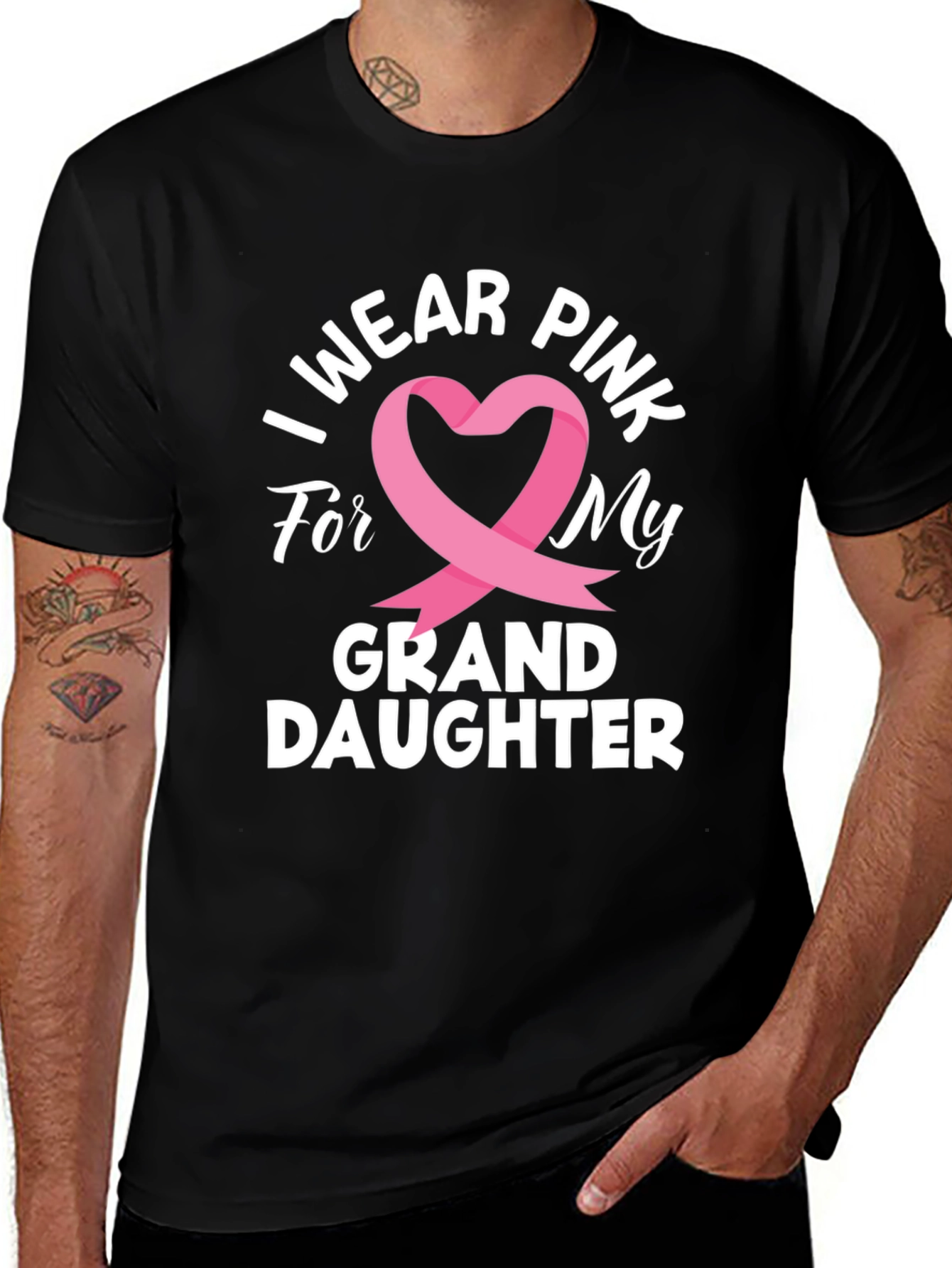 I Wear Pink For My Granddaughter T-Shirt
