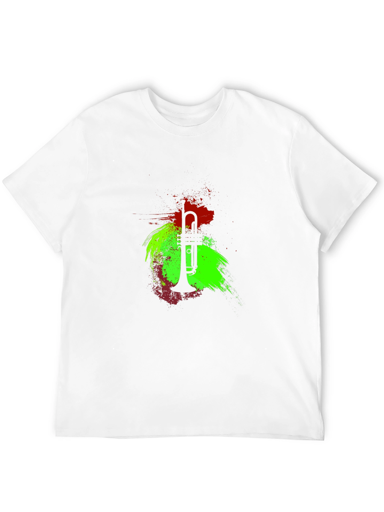Trumpet Graphic Tee - Stylish Music Lover T-Shirt