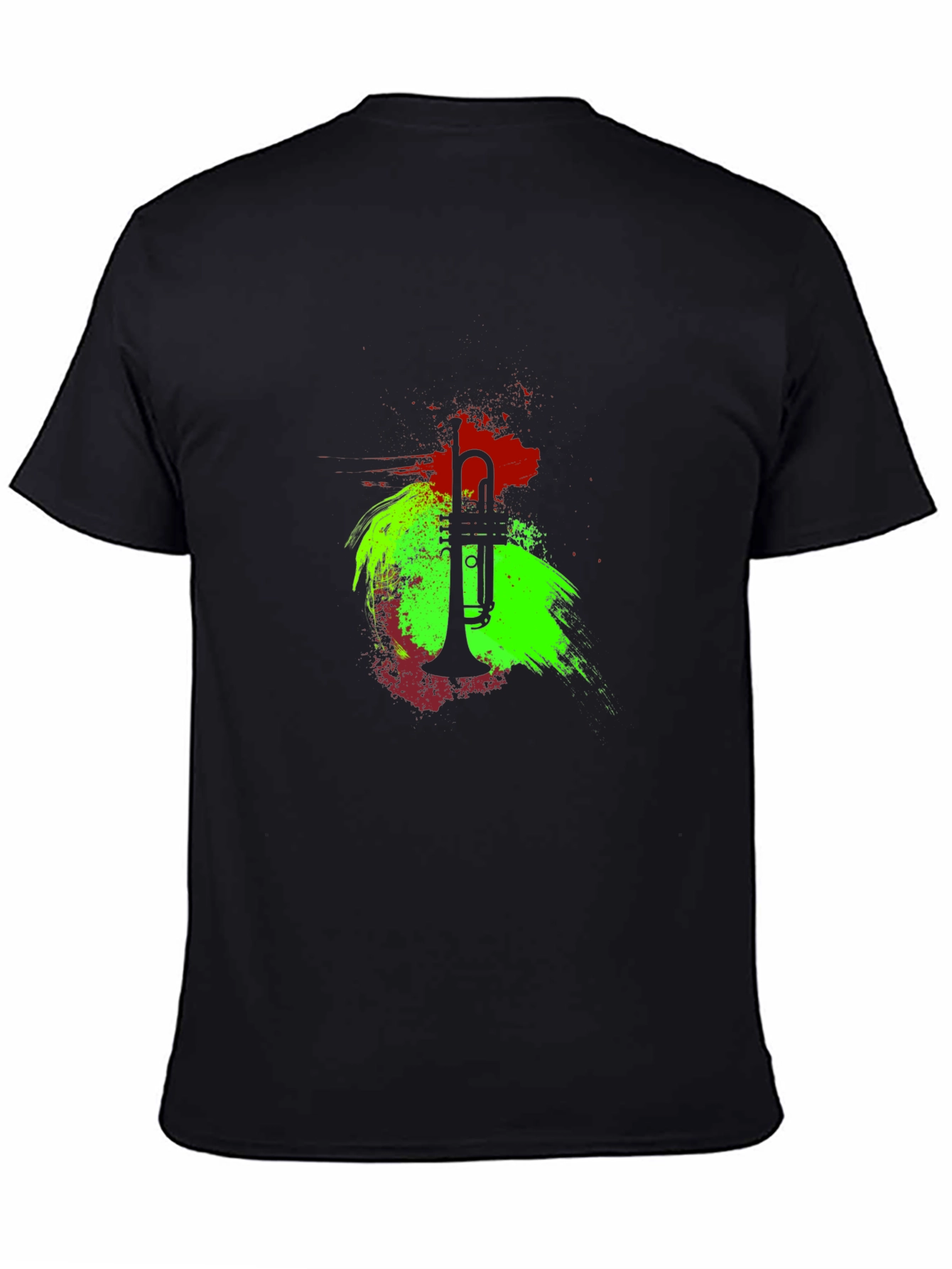 Trumpet Graphic Tee - Stylish Music Lover T-Shirt