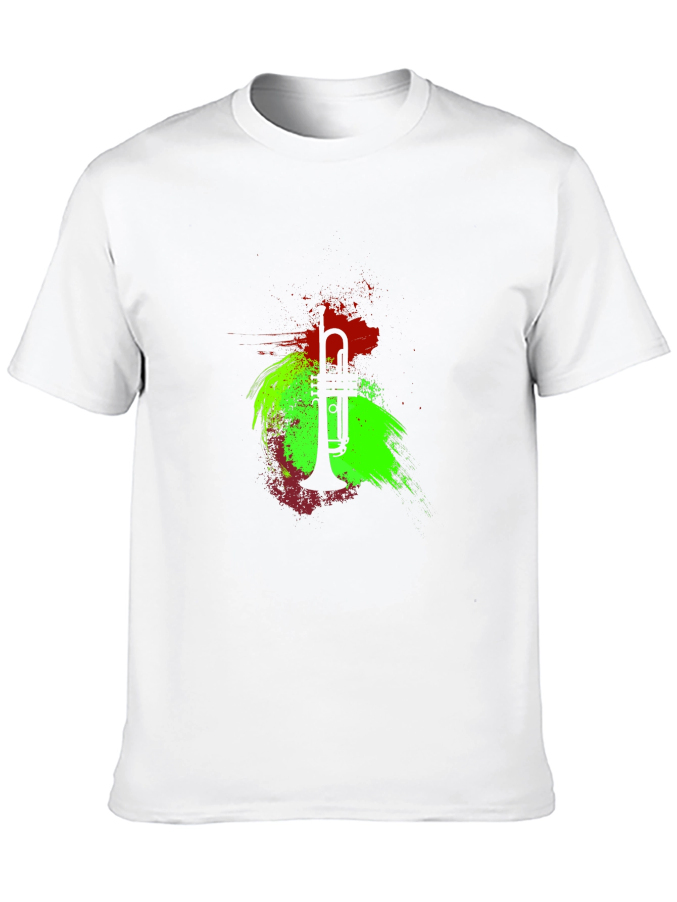 Trumpet Graphic Tee - Stylish Music Lover T-Shirt