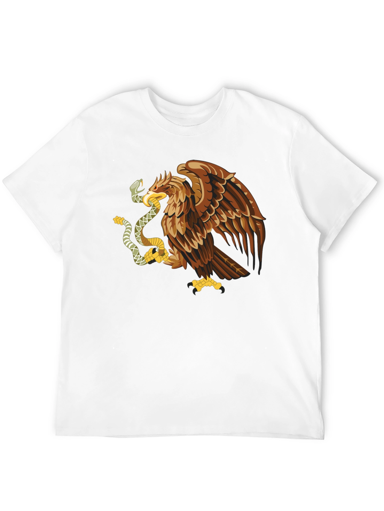 Eagle and Snake Graphic T-Shirt - Black