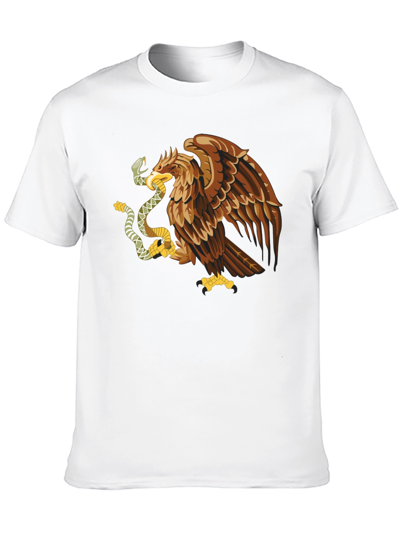 Eagle and Snake Graphic T-Shirt - Black