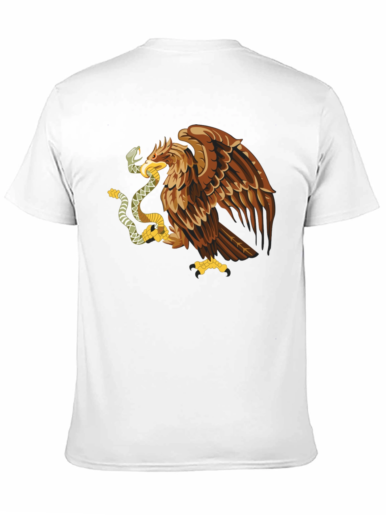 Eagle and Snake Graphic T-Shirt - Black