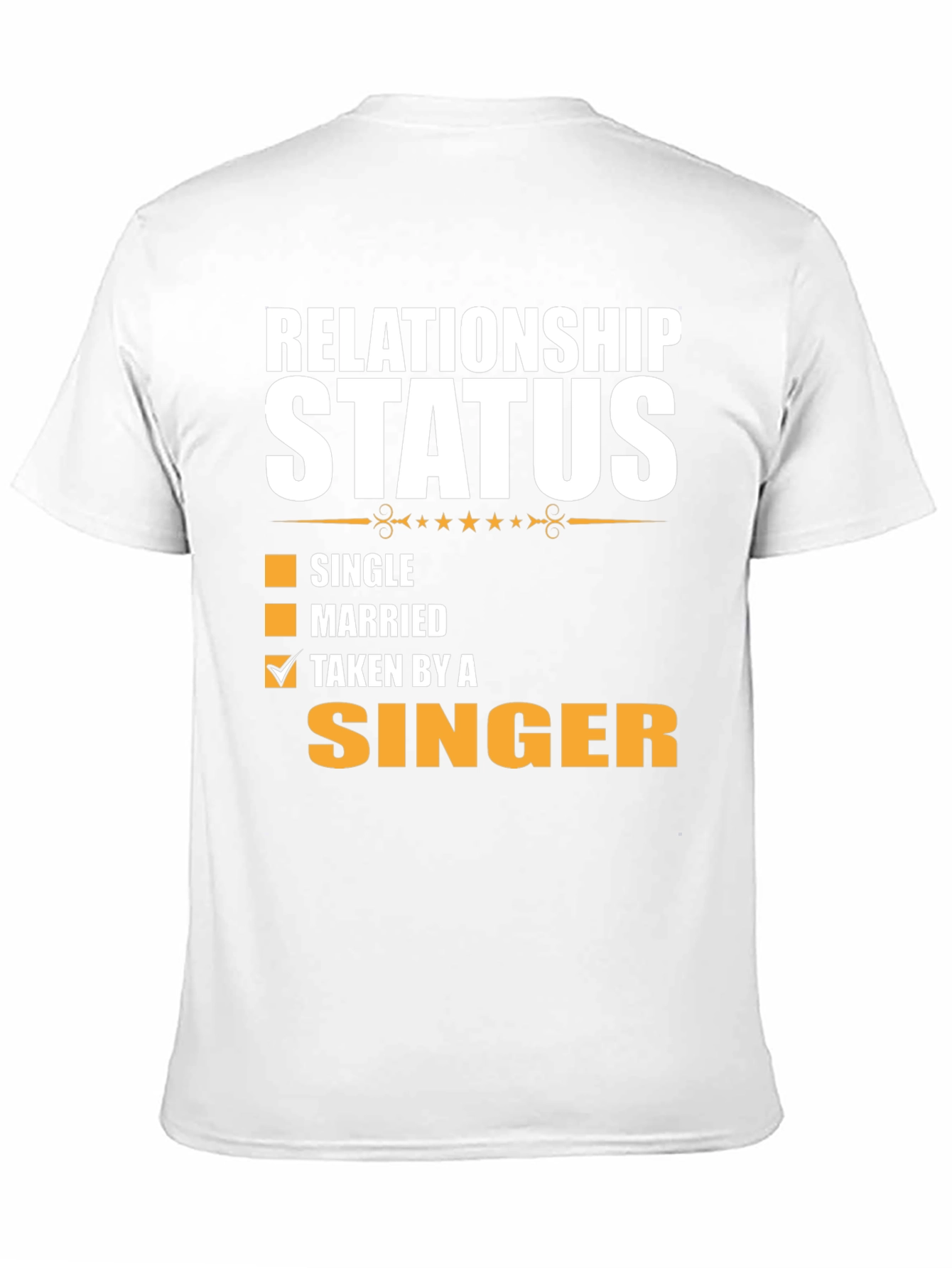 Relationship Status Taken by a Singer Graphic Tee