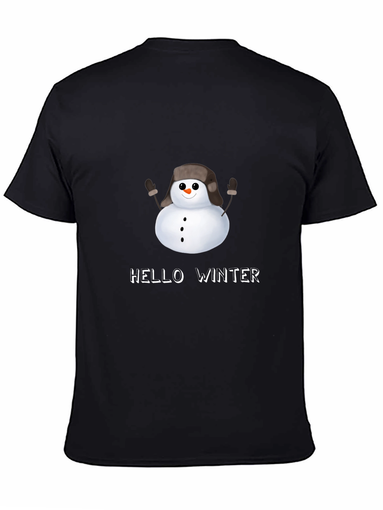 Hello Winter Snowman T-Shirt