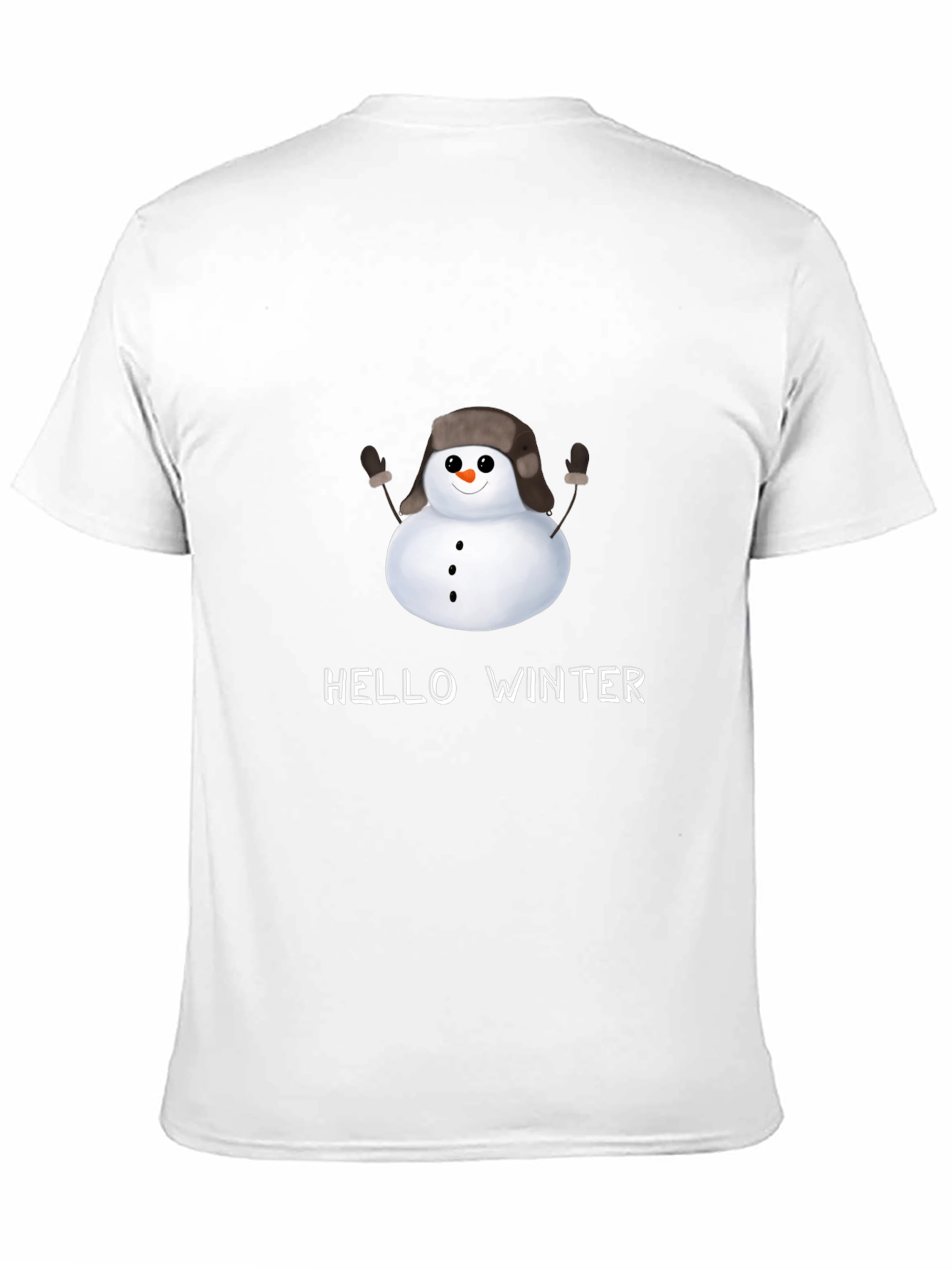 Hello Winter Snowman T-Shirt