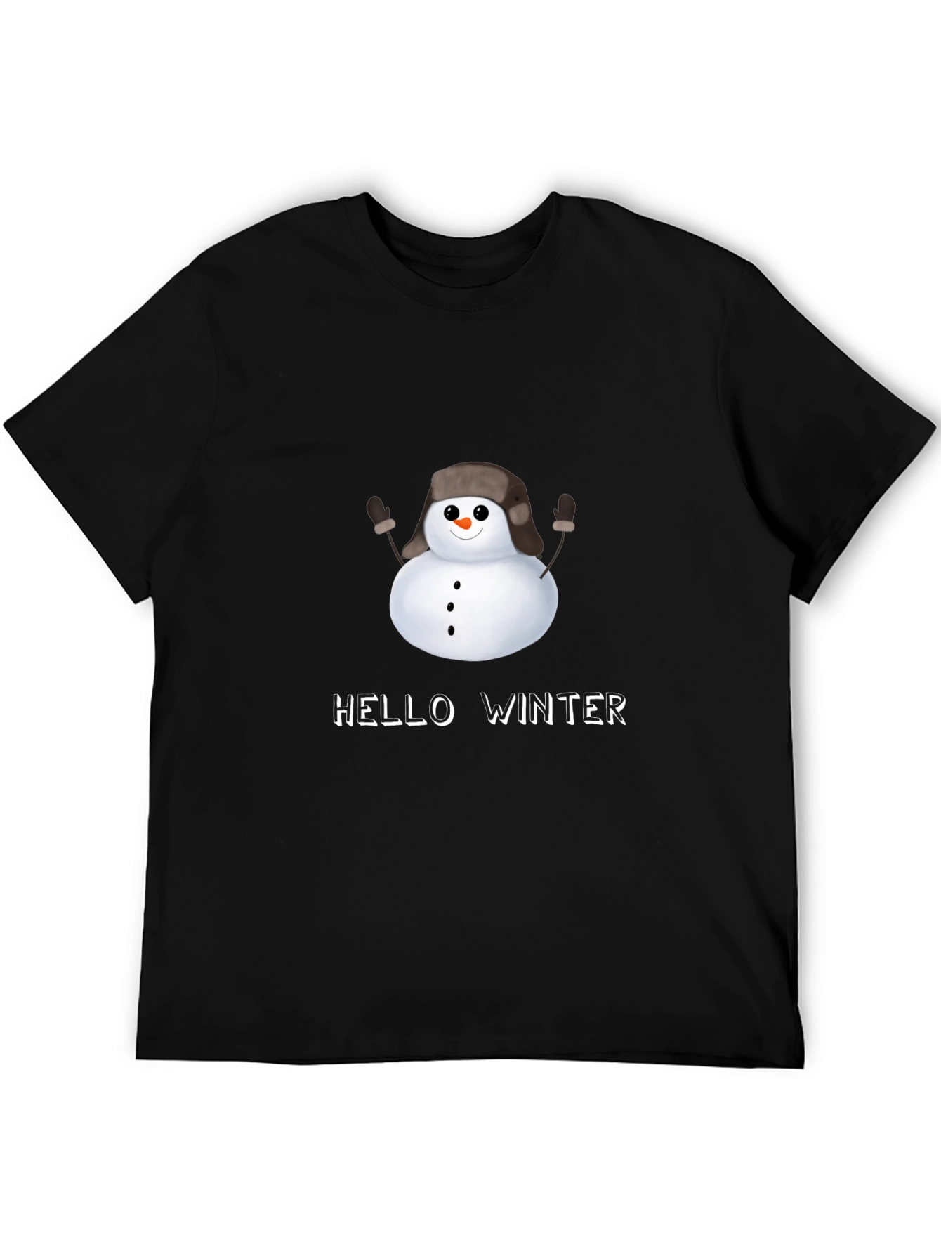 Hello Winter Snowman T-Shirt