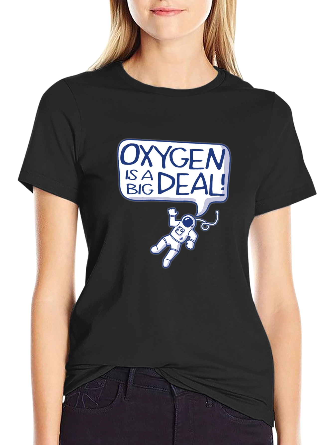 Oxygen is a Big Deal Black T-Shirt