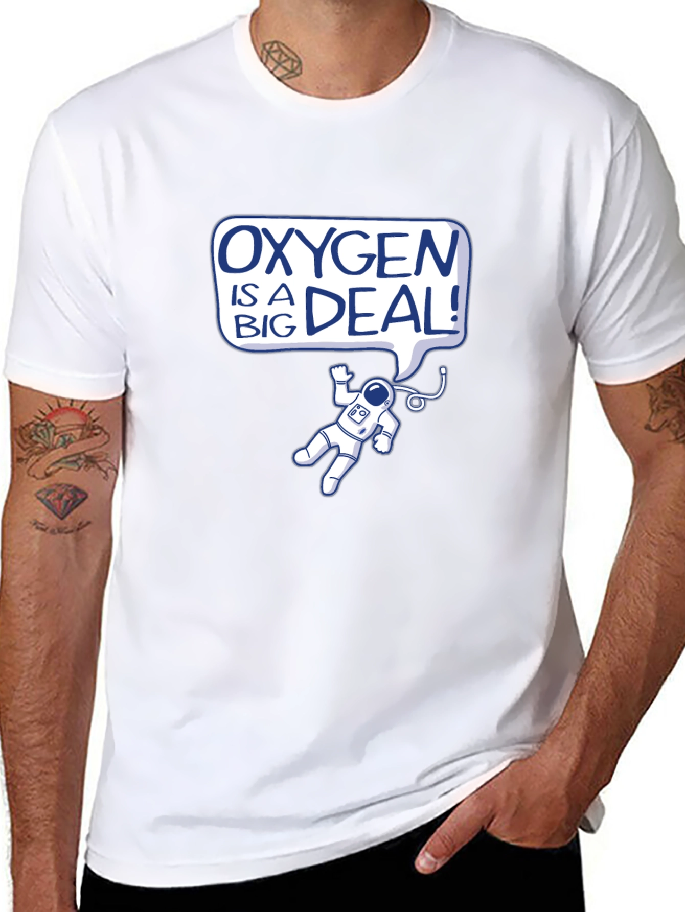 Oxygen is a Big Deal Black T-Shirt