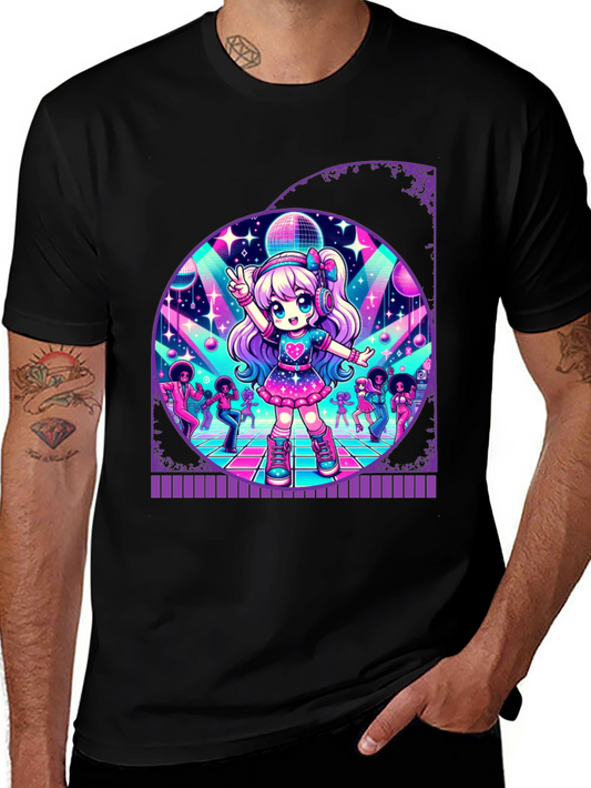 Retro Anime Disco T-Shirt