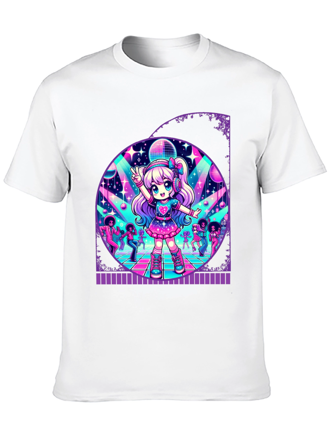 Retro Anime Disco T-Shirt