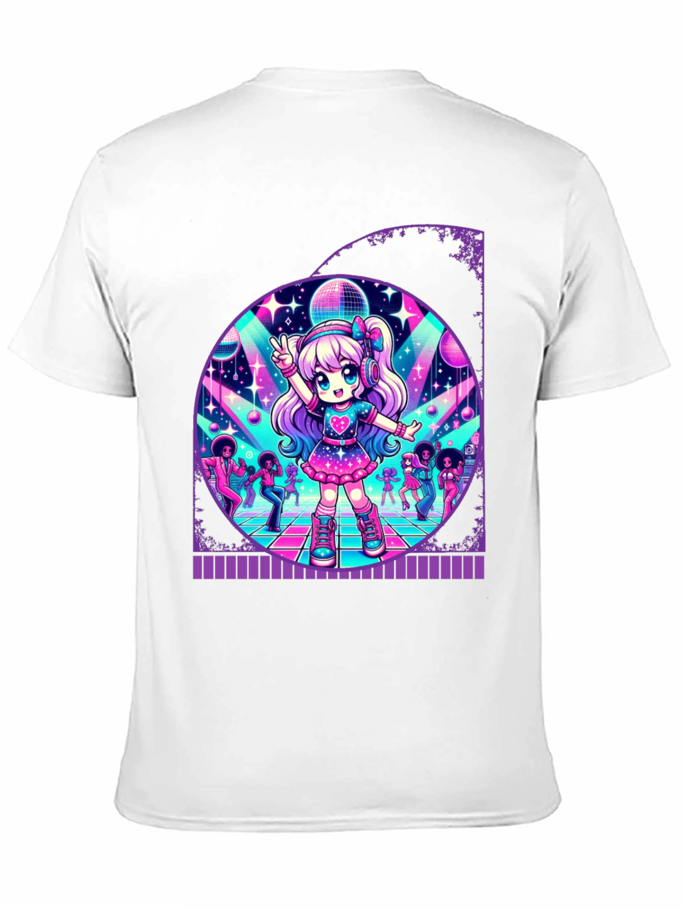 Retro Anime Disco T-Shirt