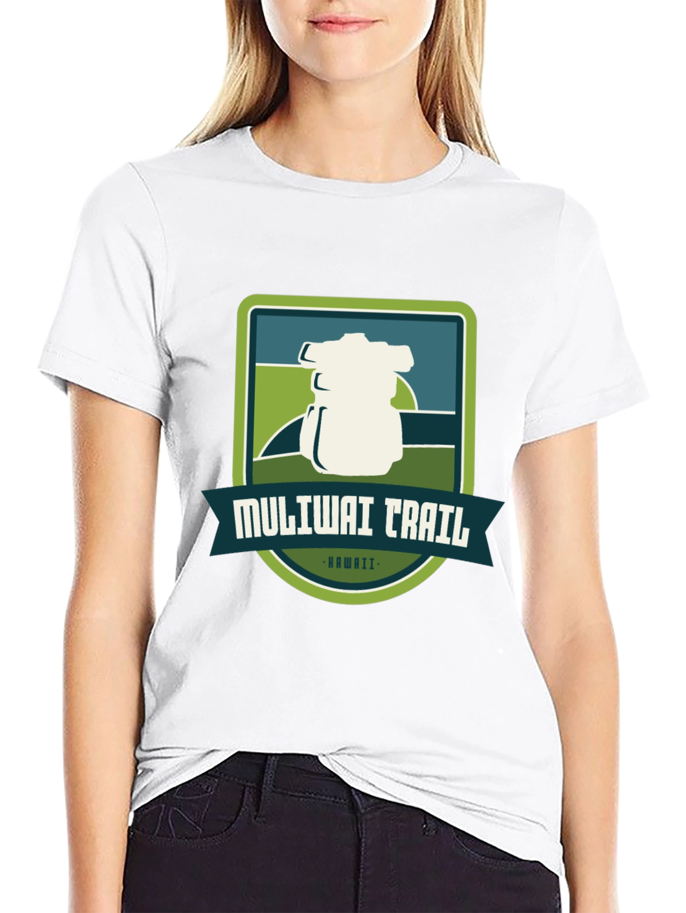 Muliwai Trail T-Shirt | Hawaii Hiking Adventure