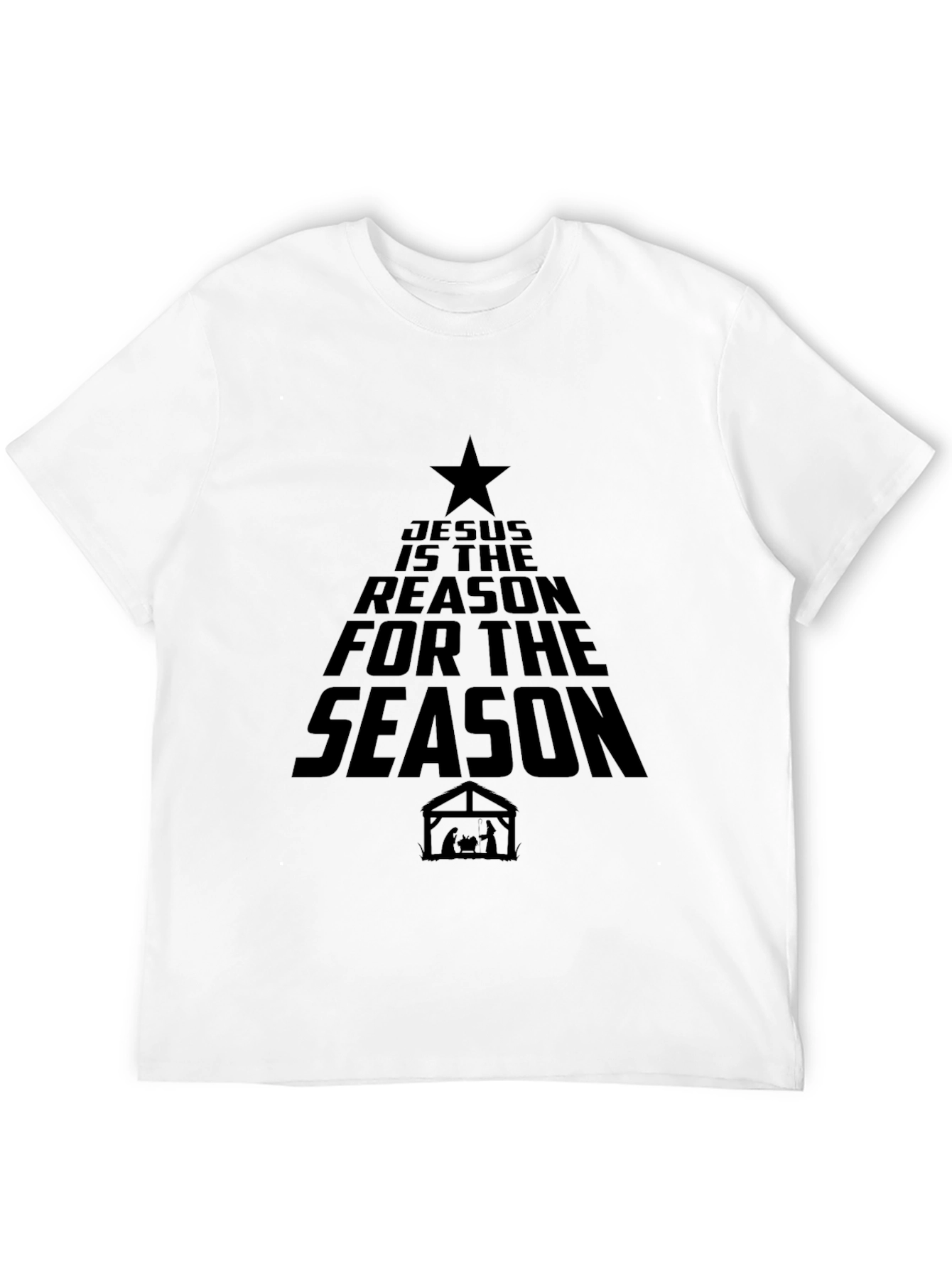 Jesus is the Reason Black Graphic Tee