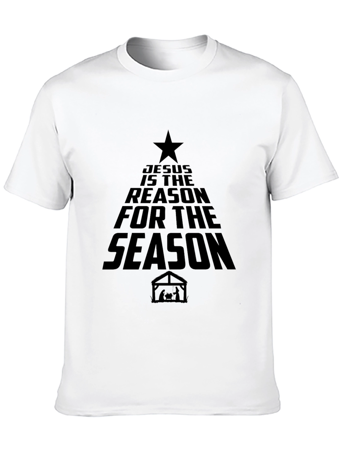 Jesus is the Reason Black Graphic Tee