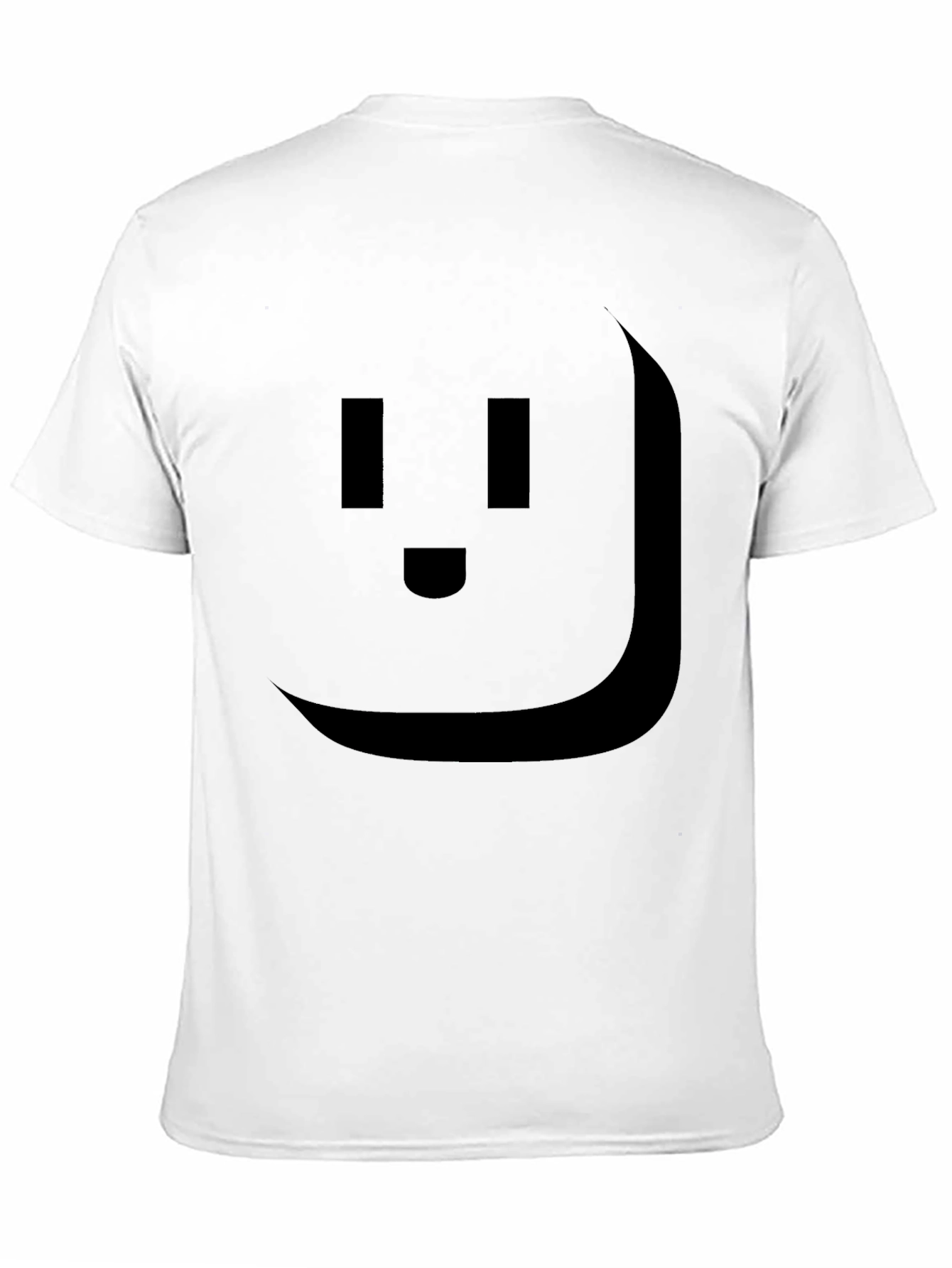 Geometric Face Black Graphic T-Shirt