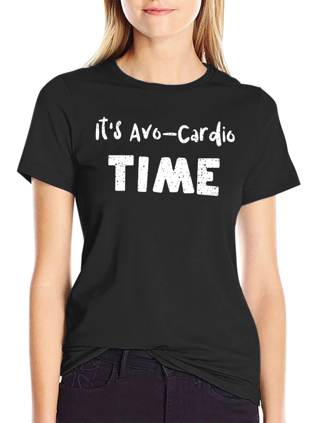 Avo-Cardio Time Black T-Shirt
