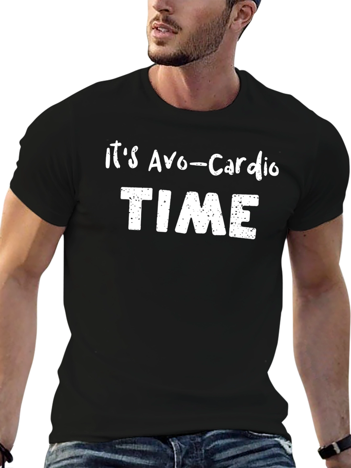 Avo-Cardio Time Black T-Shirt
