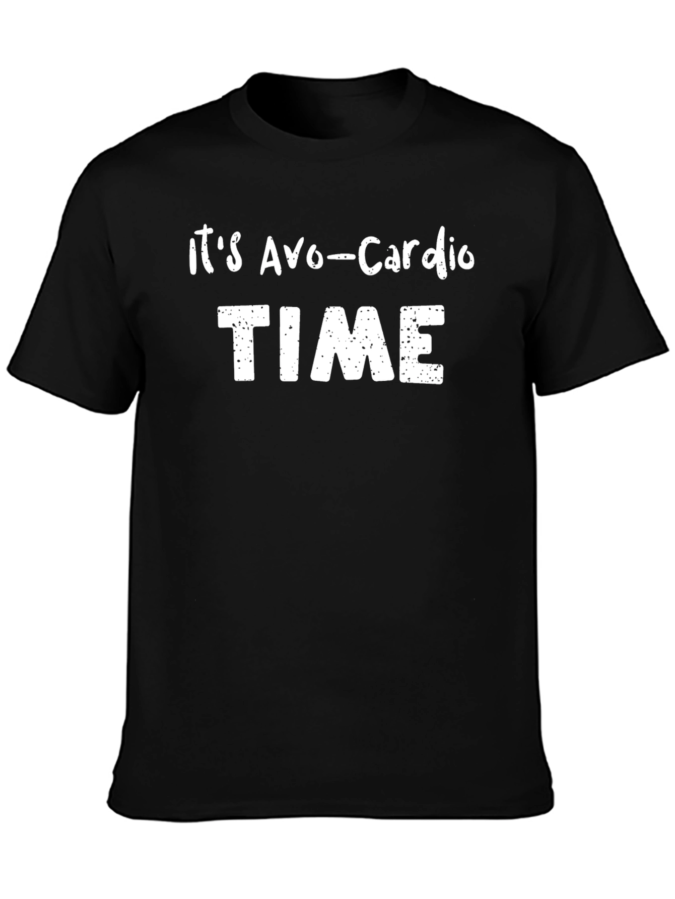Avo-Cardio Time Black T-Shirt