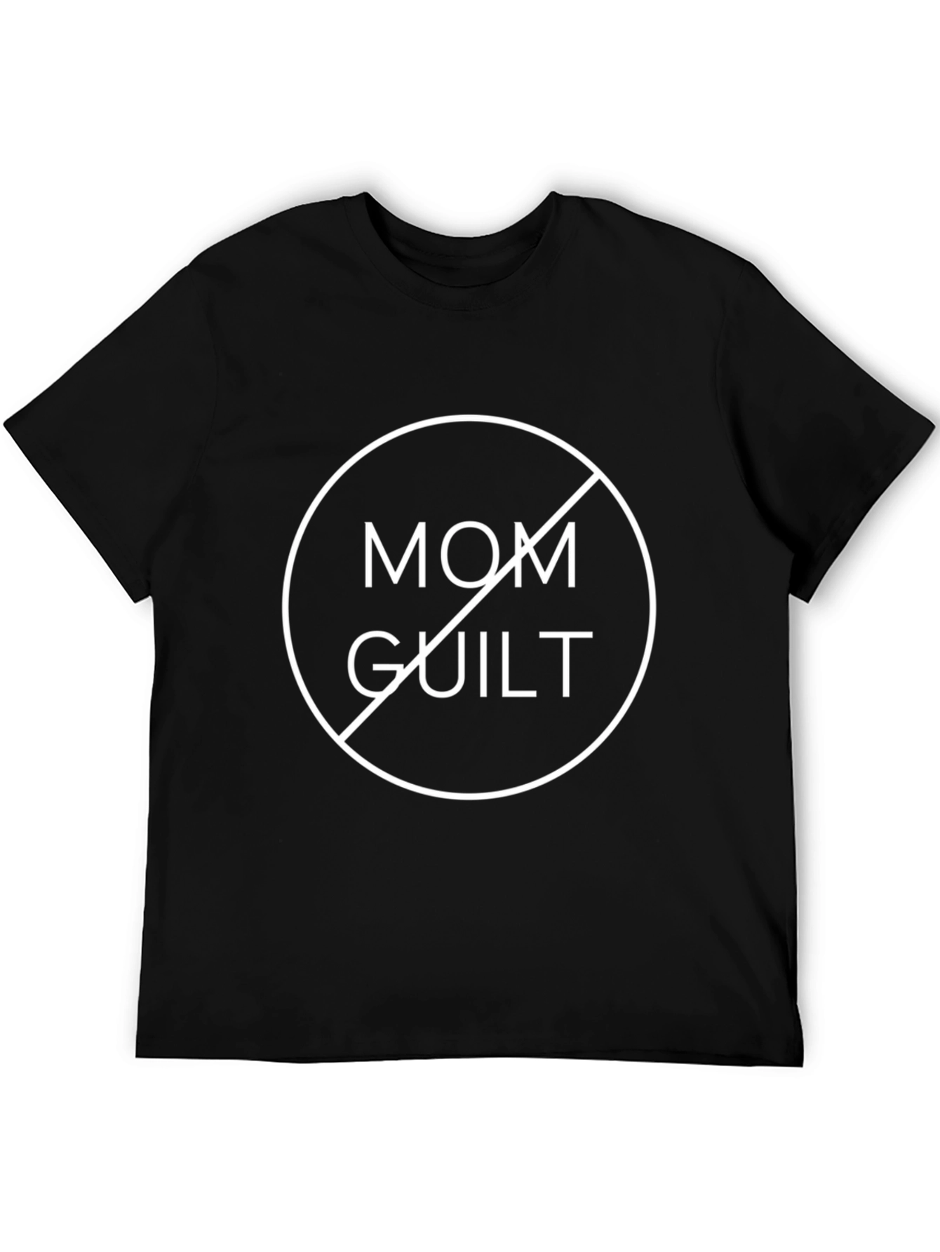 No Mom Guilt Graphic Tee - Unisex Black T-Shirt